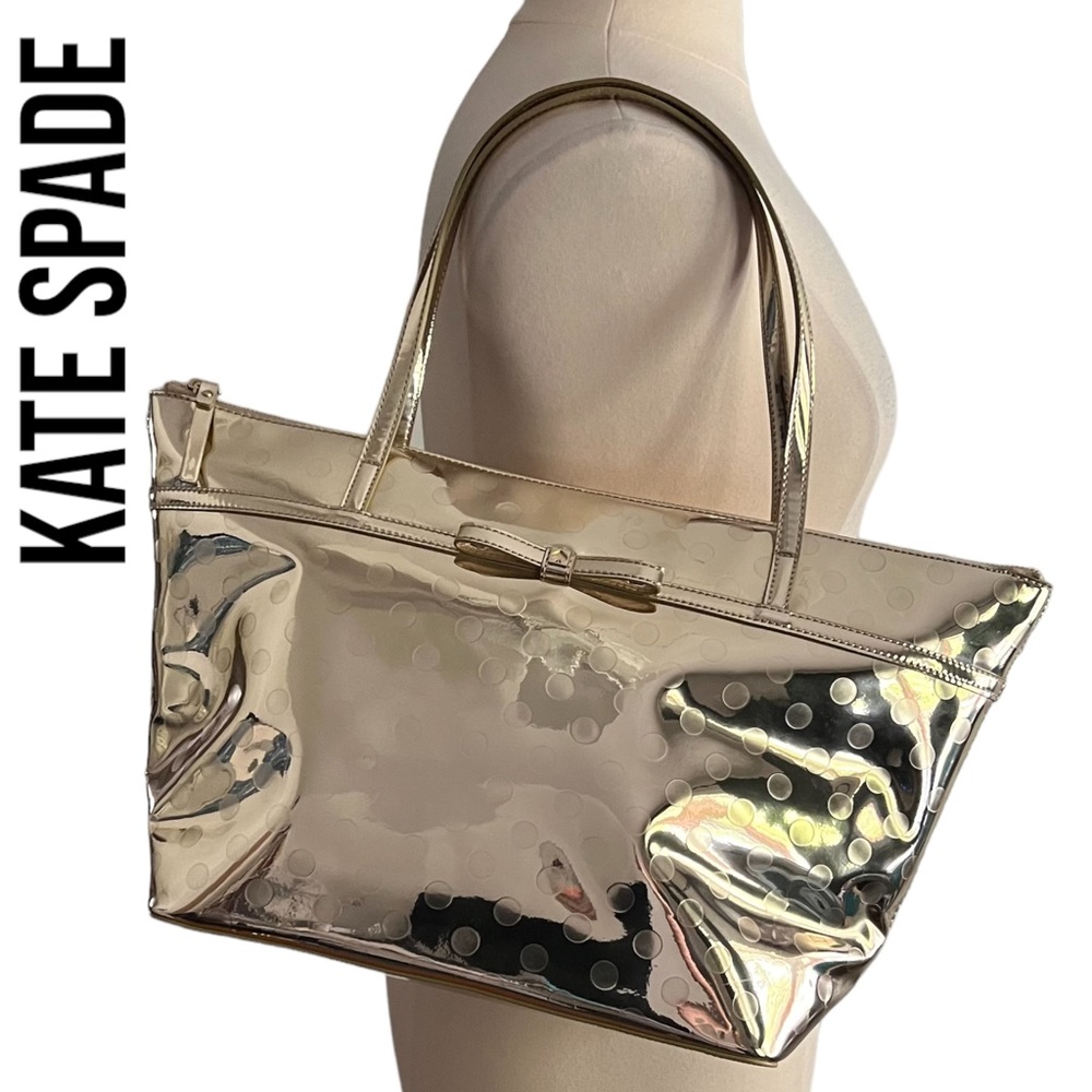 Kate Spade Shiny Gold Tote